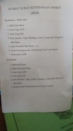 PERSYARATAN SURAT KETERANGAN MISKIN (SKM) TERBARU